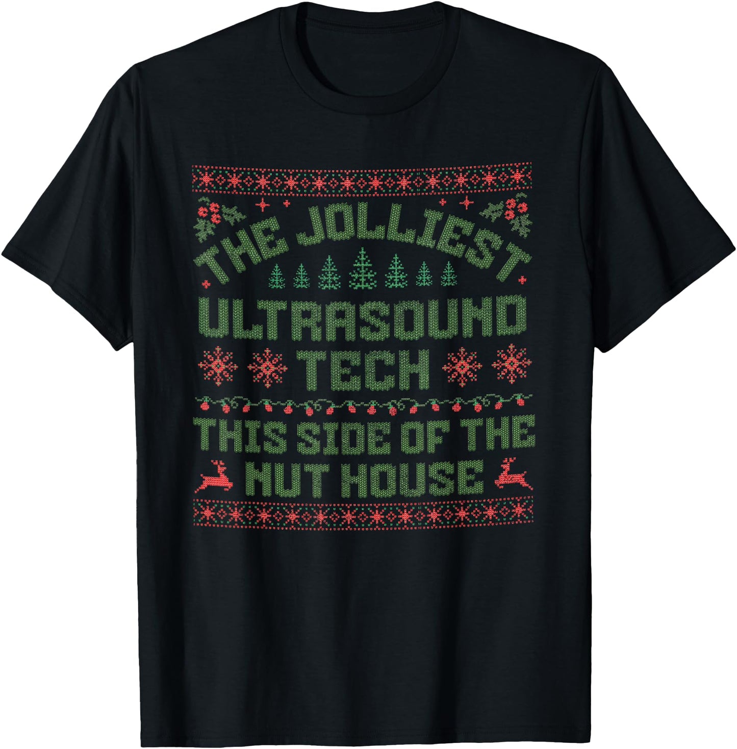 Christmas Ultrasound Tech Shirt Funny Ultrasound Technologis