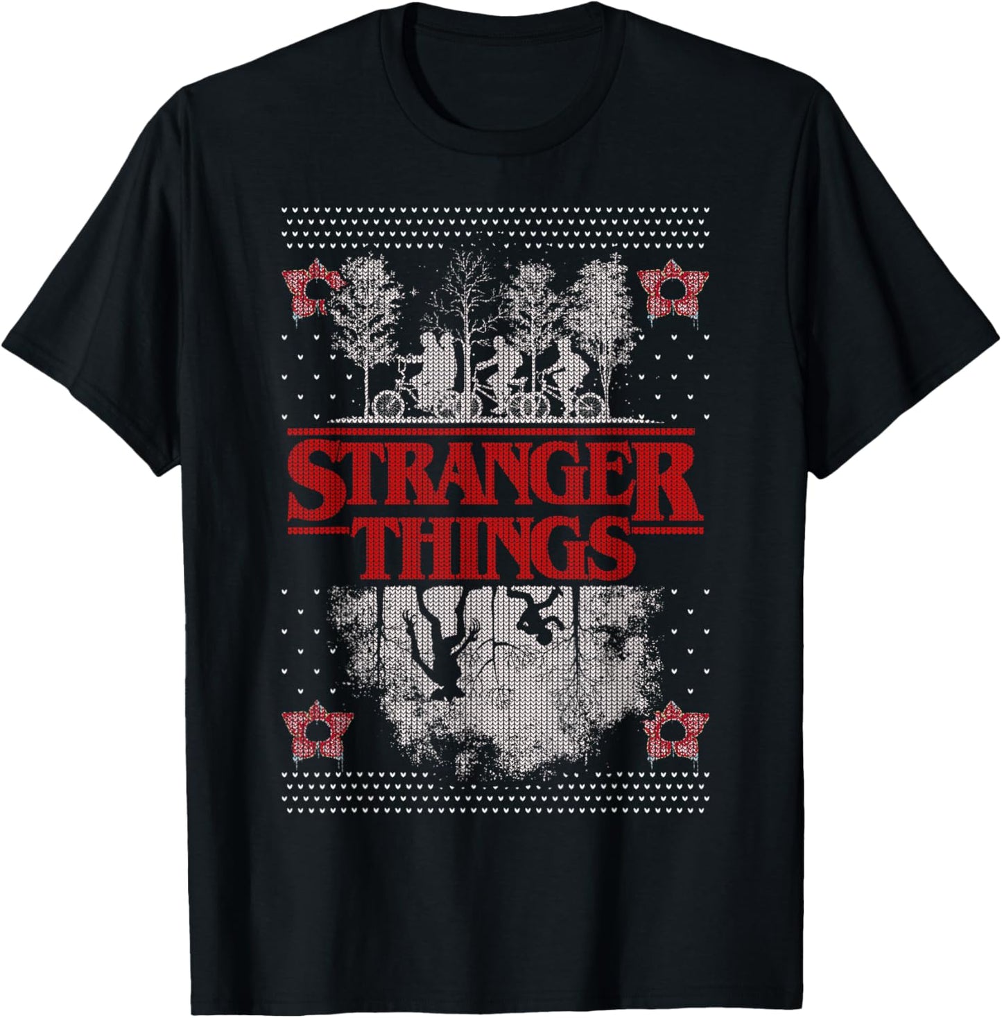 Netflix Stranger Things Ugly Christmas Sweater Style