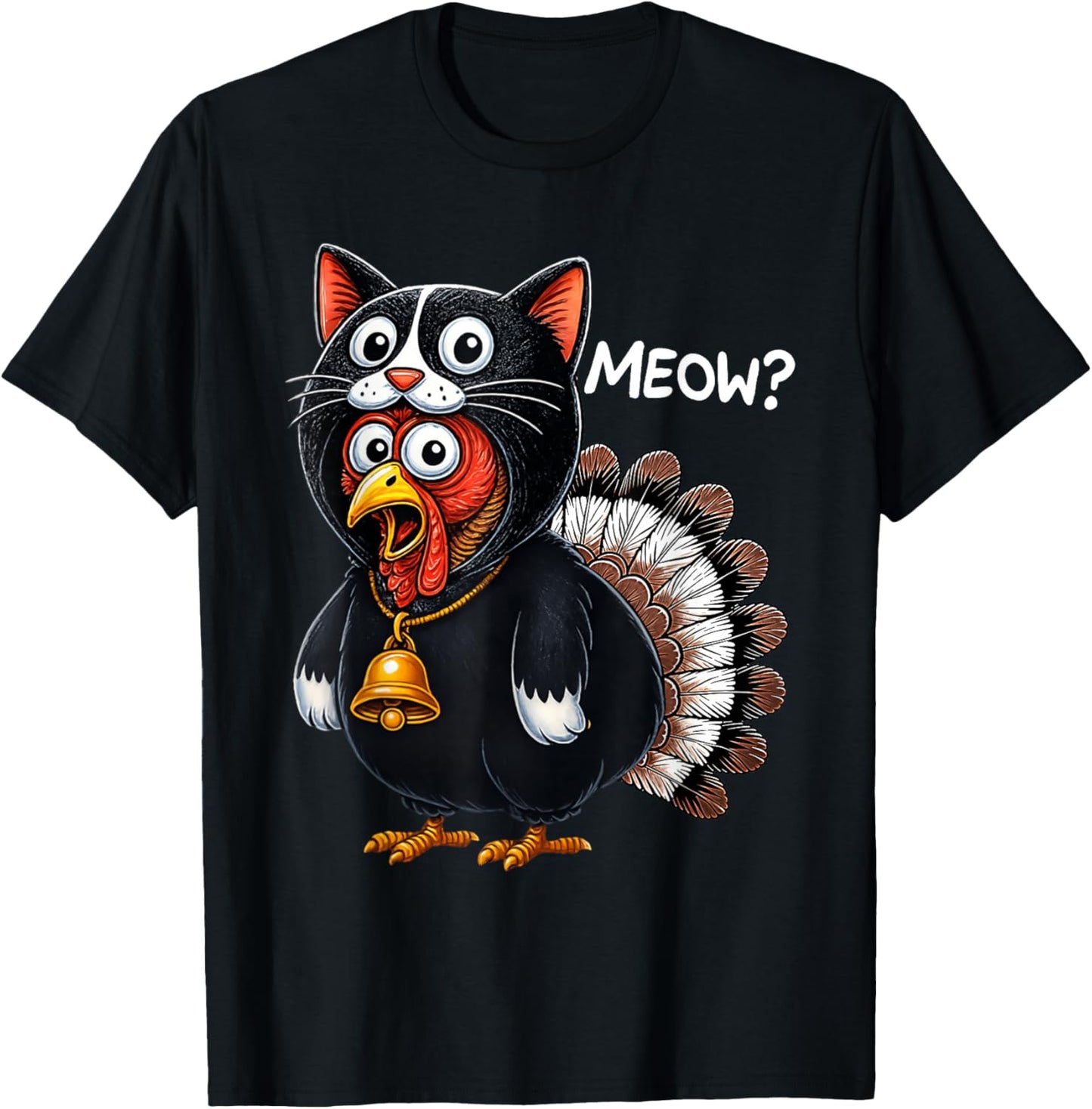 Turkey Meow Funny Thanksgiving