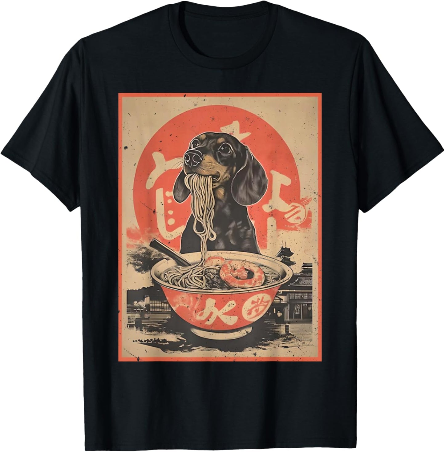 Kawaii Dachshund Ramen Japanese Funny Dogs Lover Humor Gifts