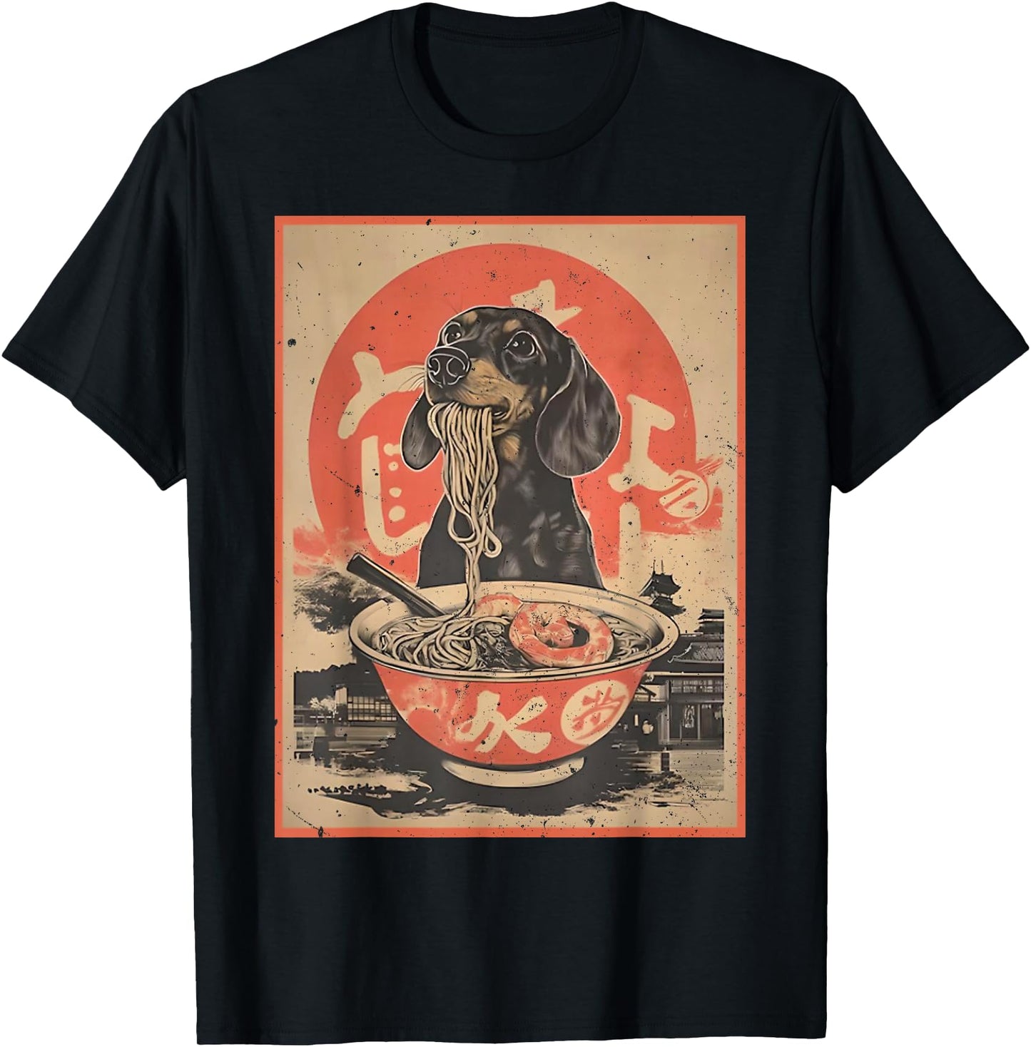 Kawaii Dachshund Ramen Japanese Funny Dogs Lover Humor Gifts