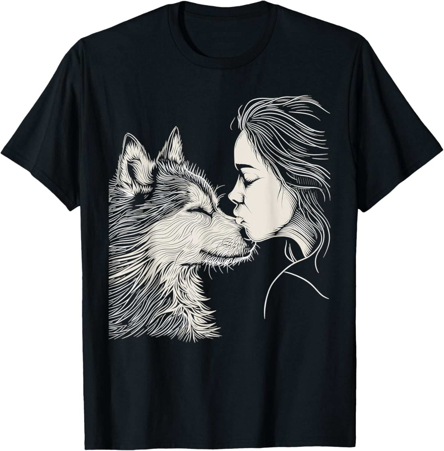 Alaskan Malamute Mom Malamute Dog Art Mother's Day Men Women T-Shirt