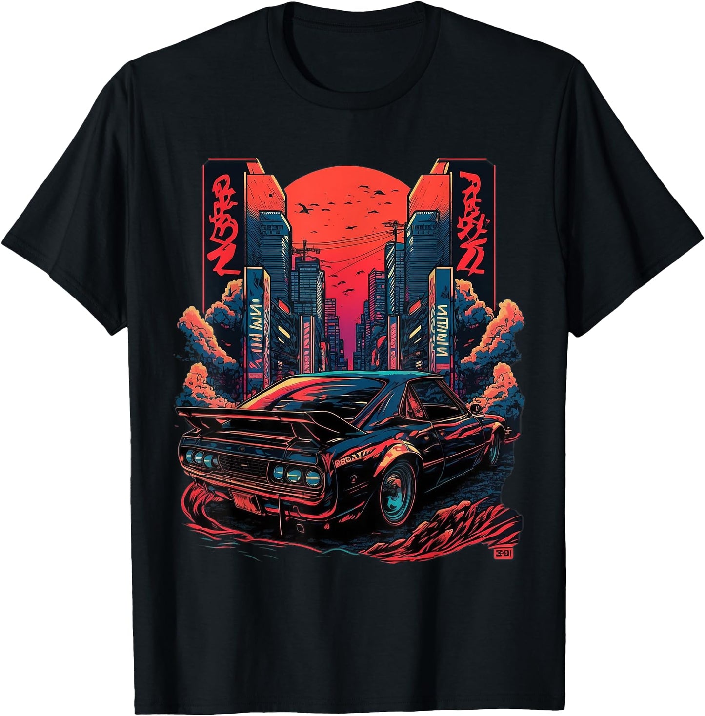 Retro Japanese Car Racing Drifting Art lover drifter racer