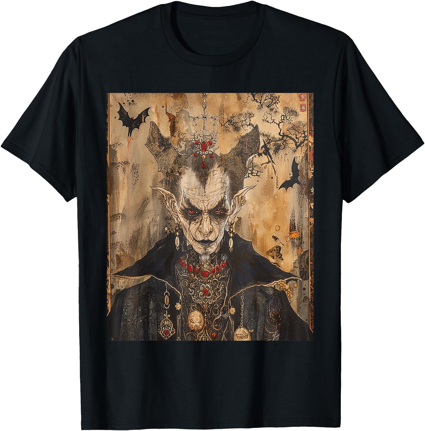 Scary Japanese Dracula Vampire Dynasty Adult Halloween Art