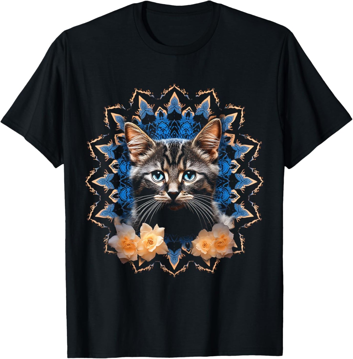 Cat Motif Pet Illustration Cat T-Shirt