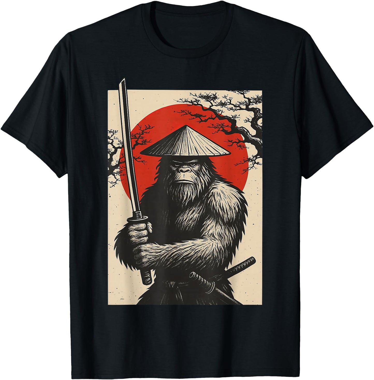 Bigfoot Samurai Japanese Sword Sasquatch