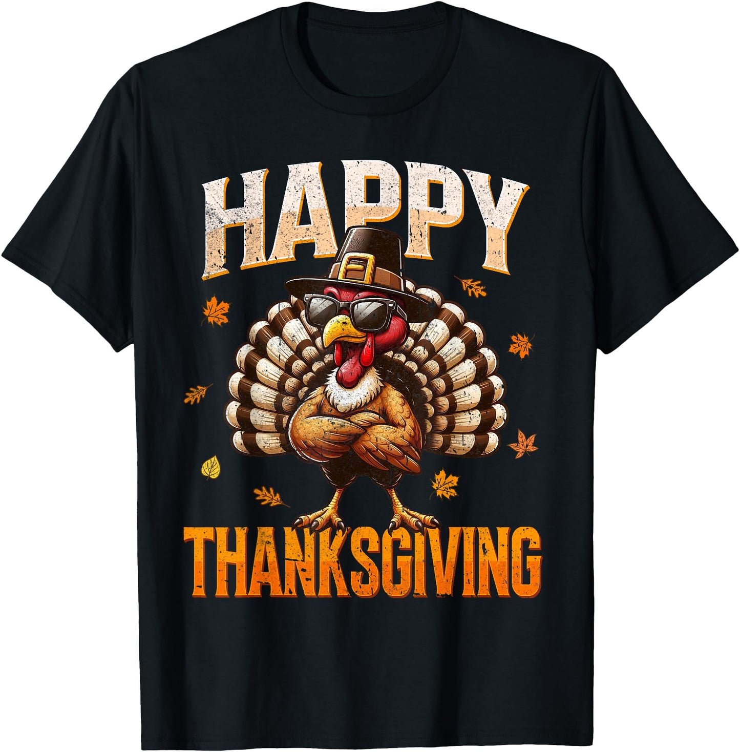 Happy Thanksgiving Shirt Men Women Turkey Family Dinner