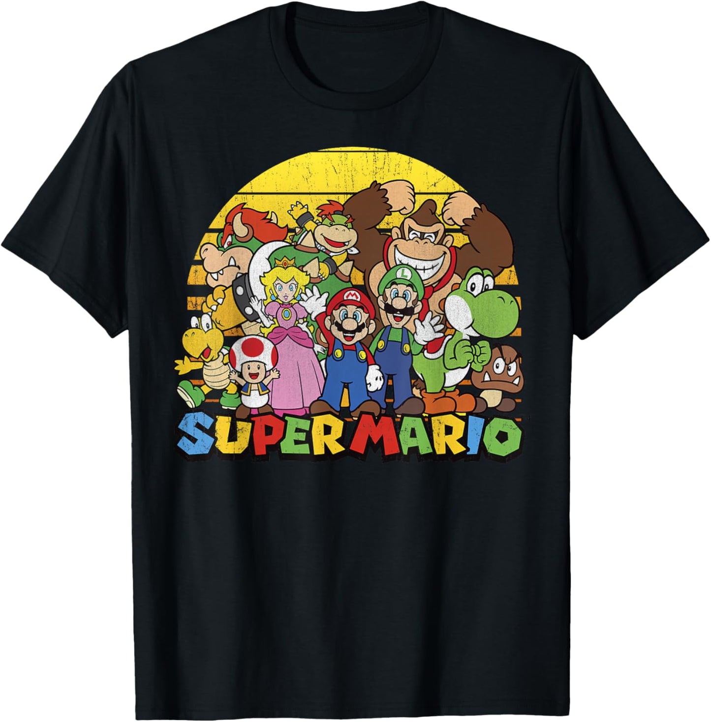 Nintendo Super Mario Group Portrait Vintage