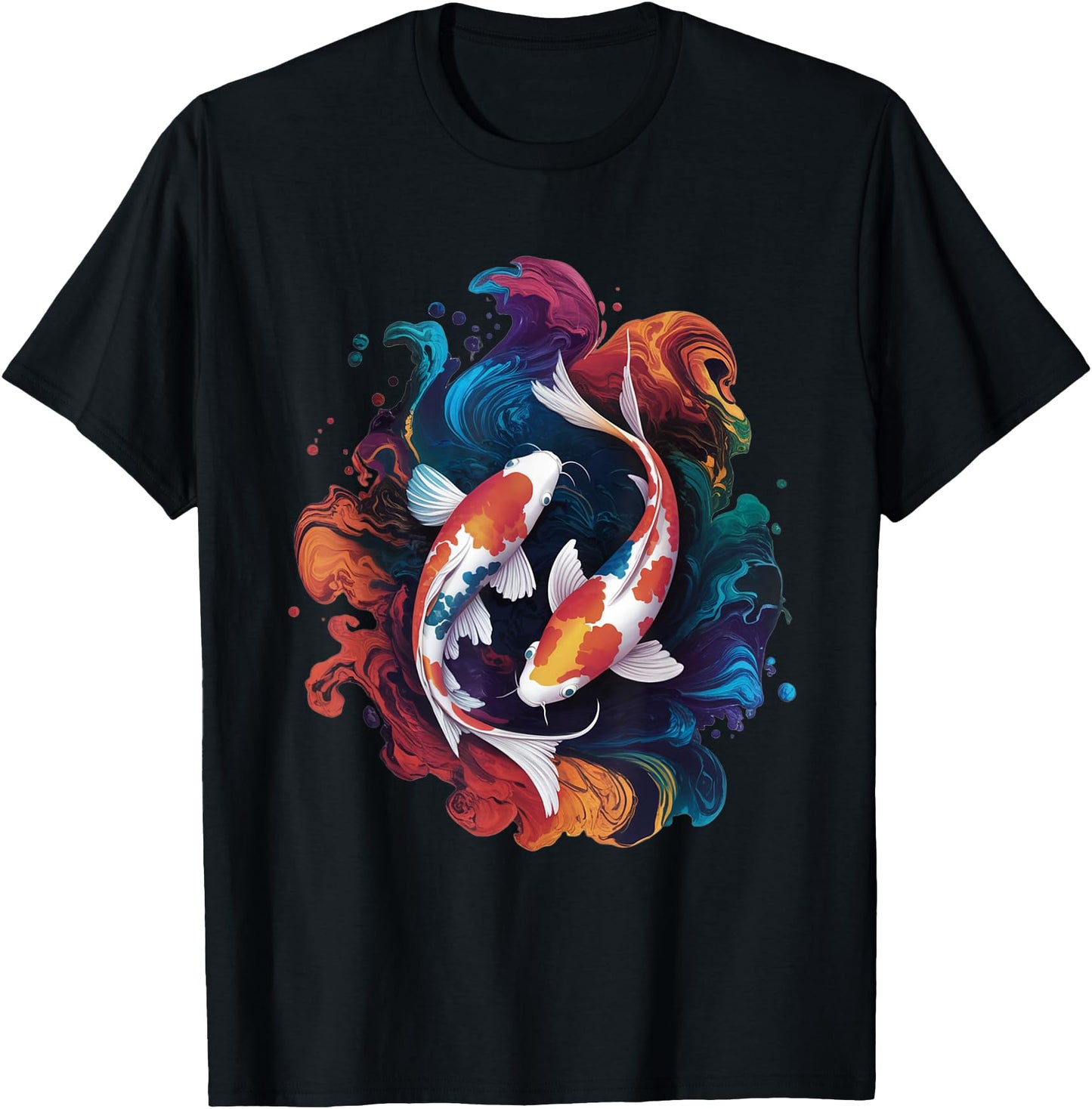 Yin Yang Koi Fish Art Japan Culture Lovers