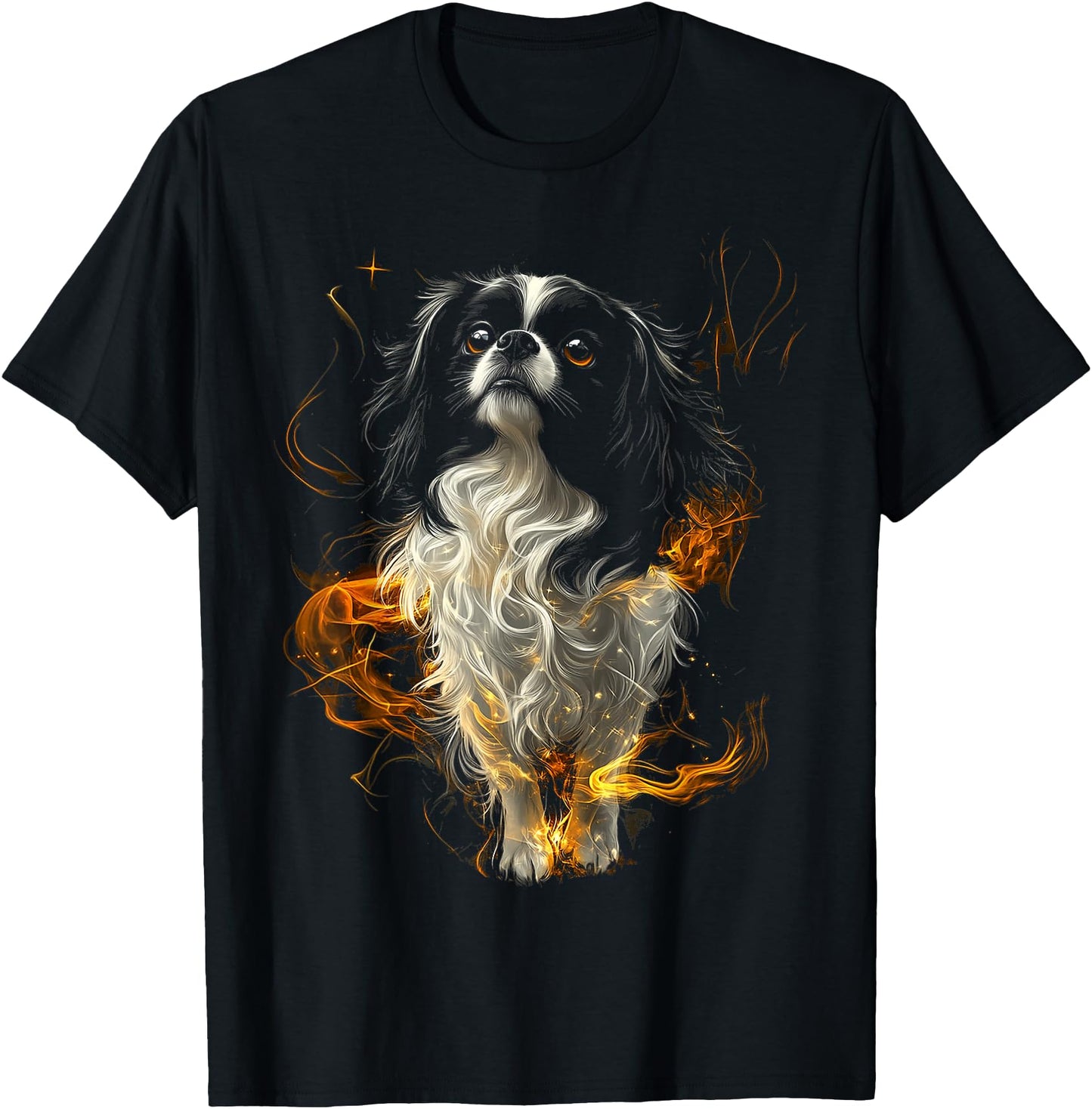 Japanese Chin Dog Motif Pet Artwork Japanese Chin