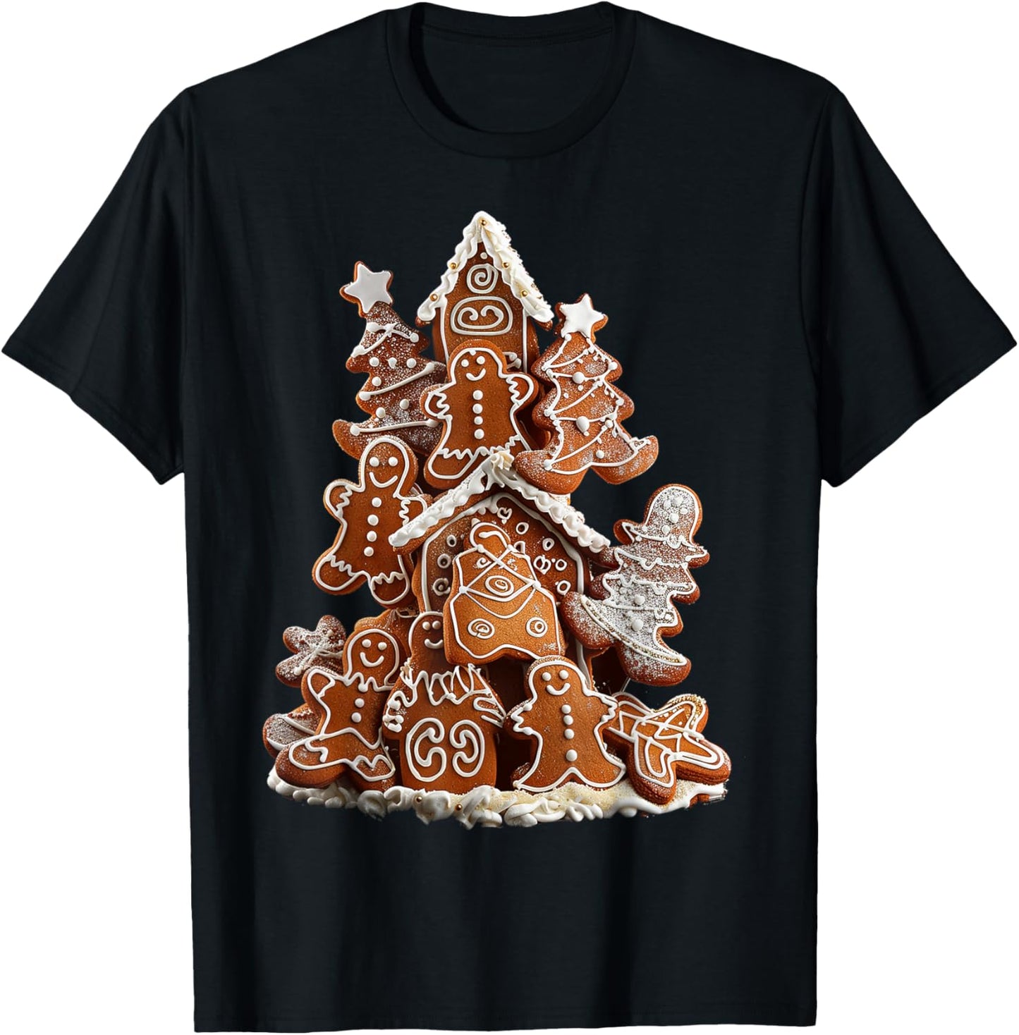 Gingerbread Christmas Motif X-Mas Art Family Gingerbread