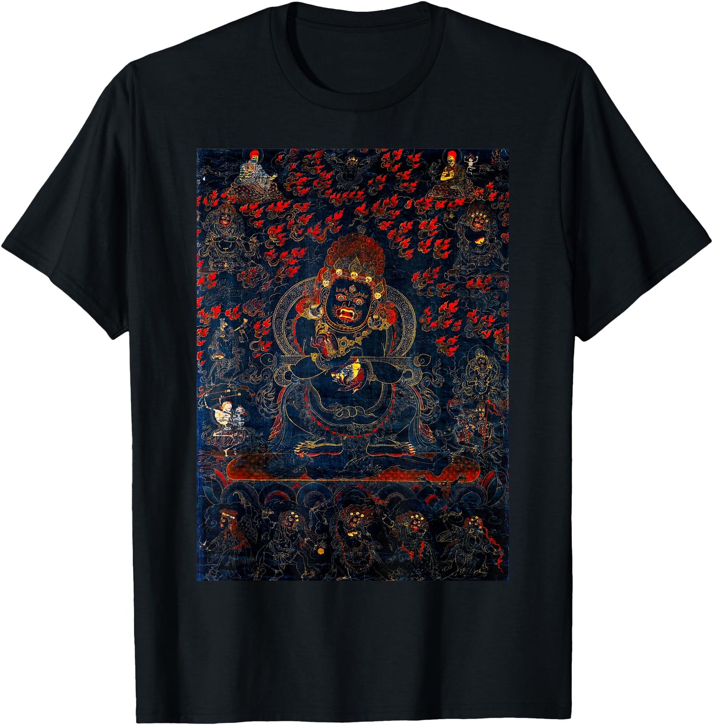 Mahakala Protector Tibetan Buddhist Thangka Mandala Buddhism