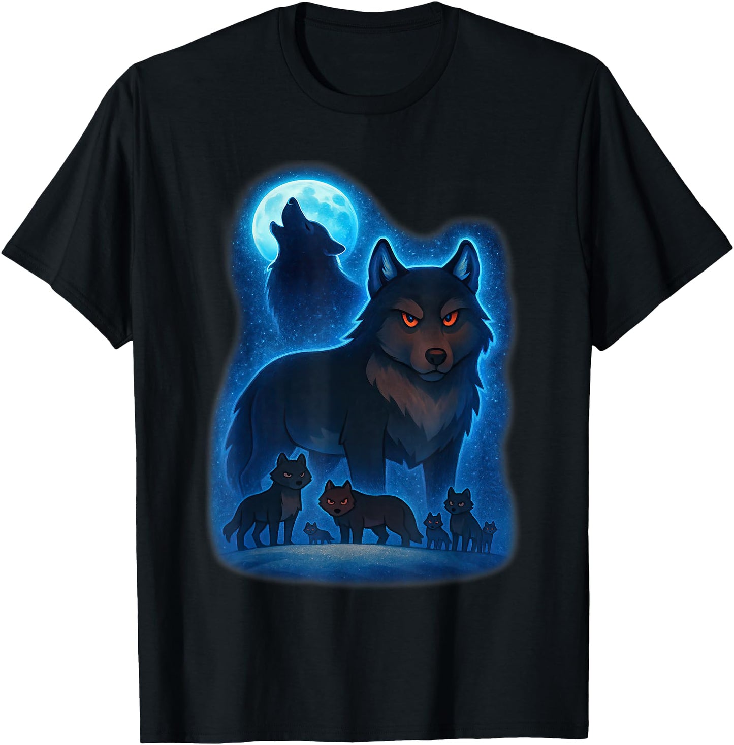 Hunter's Wolf Owl House Wolves Howling at The Moon