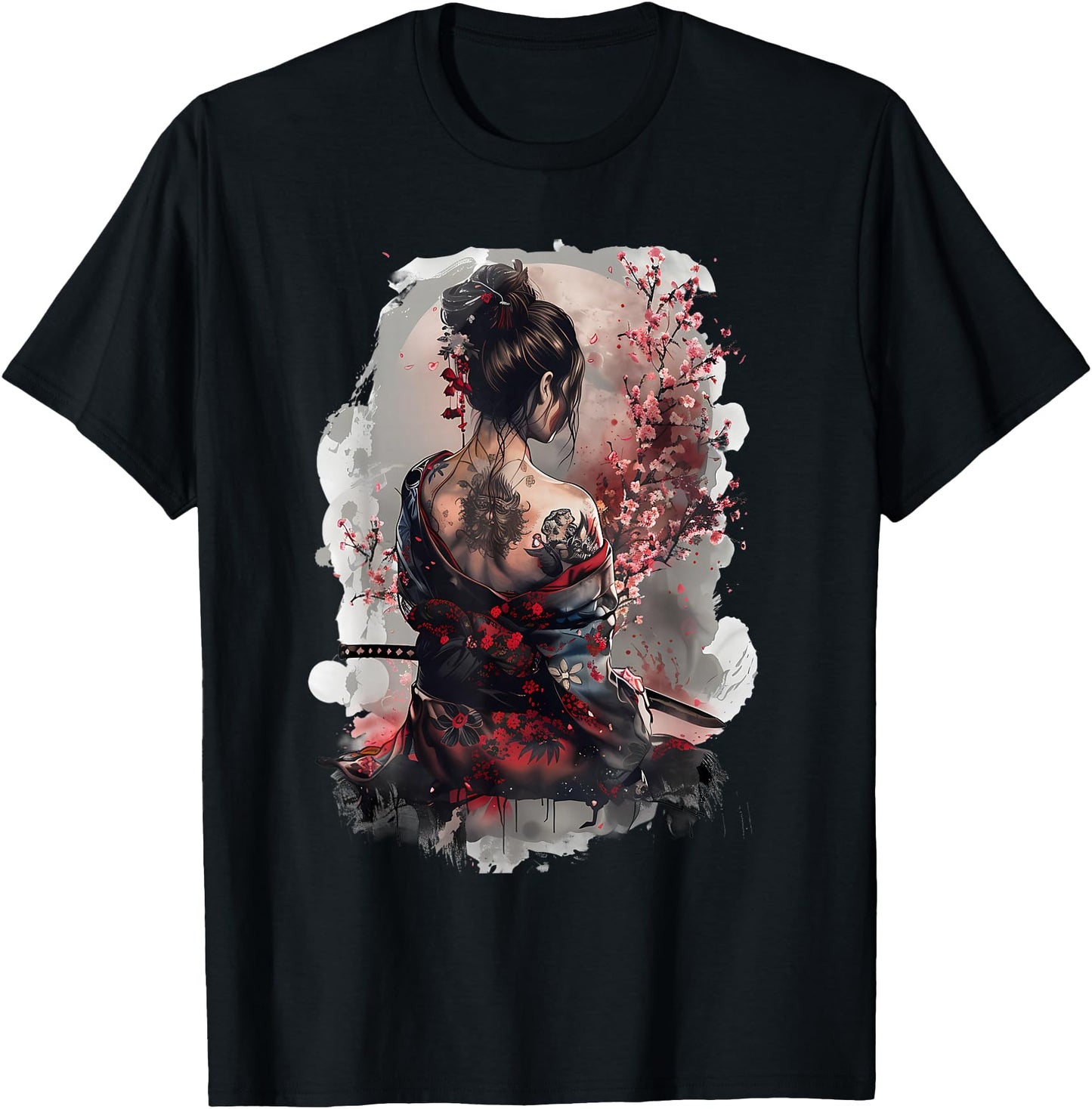 Japanese Samurai Girl Sakura Cherry Blossom Japanese Geisha