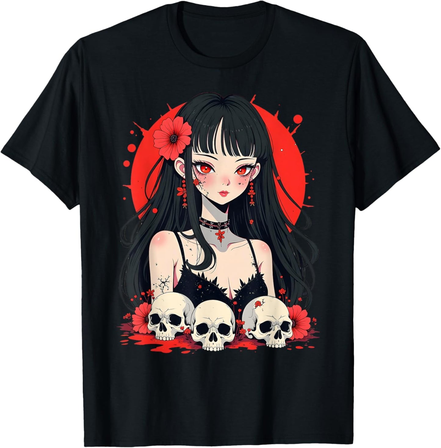 Horror Anime Girl, Aesthetic Japanese Creepy Kawaii Goth