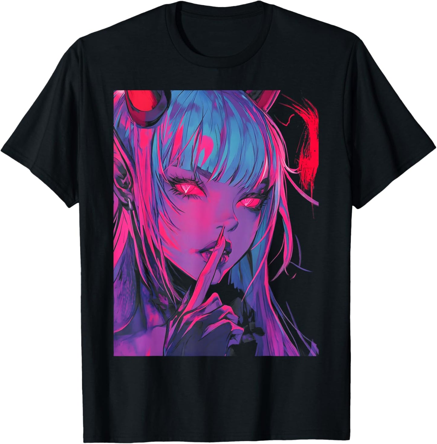 Goth Grunge Girl Waifu Demon Anime Horror Alt Aesthetic