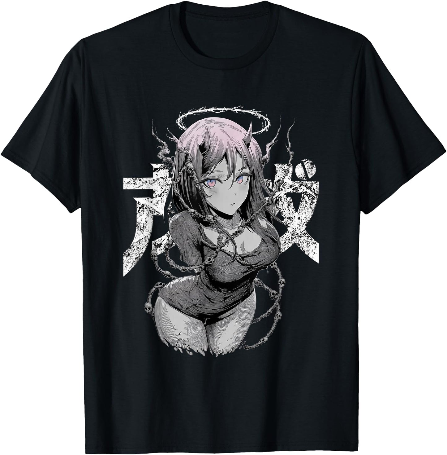 Demon Angel Waifu Dark Aesthetic Anime Girl