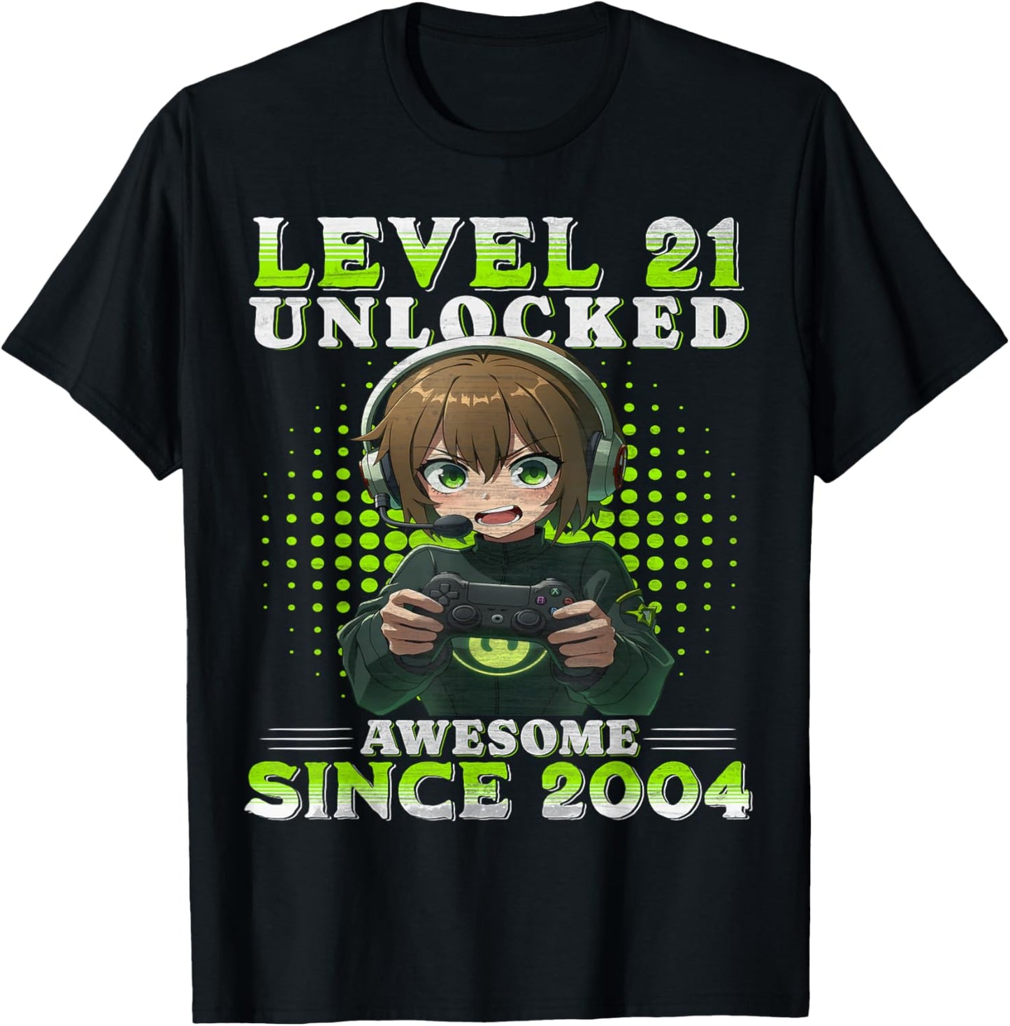 Level 21 Unlocked Birthday Boy 21 Years 2004 Anime