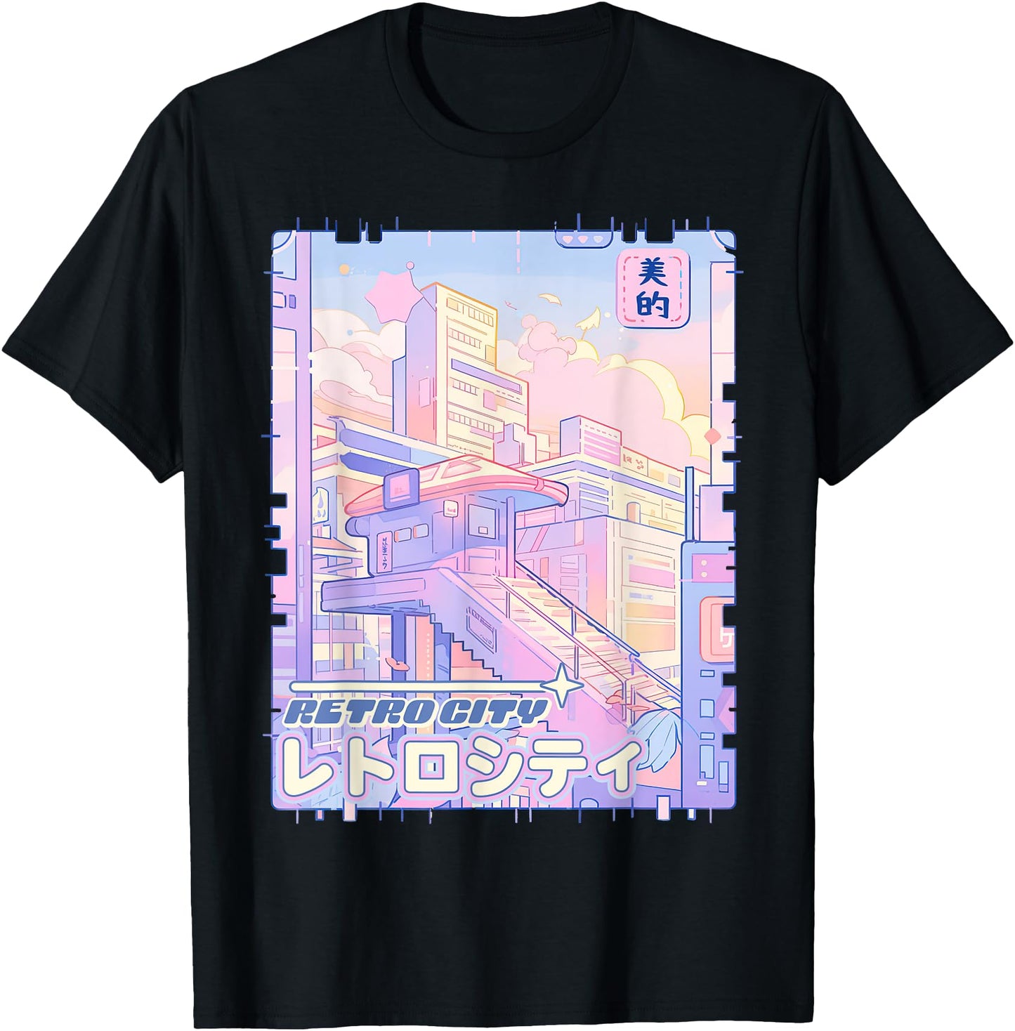 Y2K Retro City Pop 90s Anime Pastel Aesthetic Vaporwave