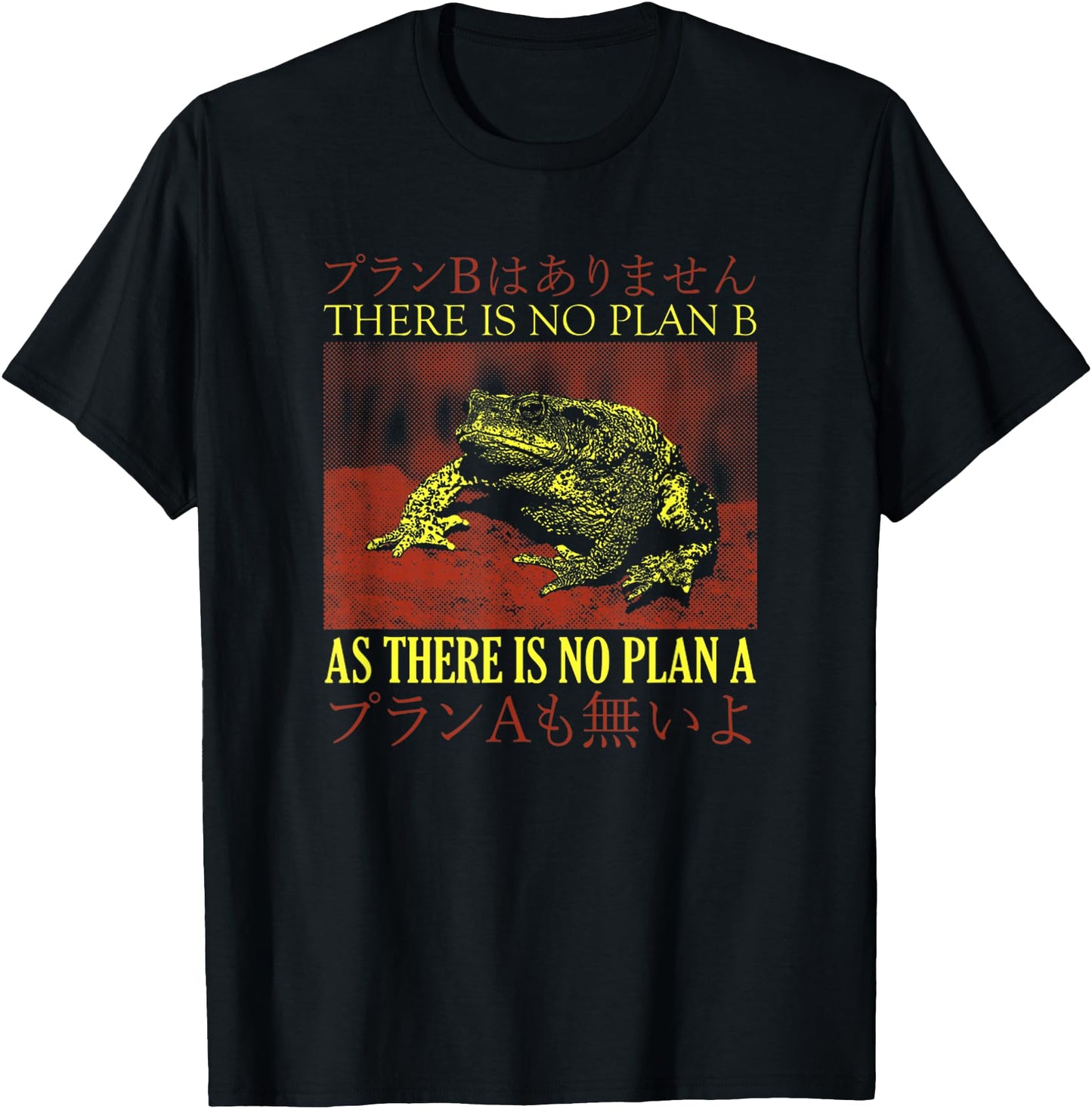 There Is No Plan B As There Is No Plan A Japanese Frog