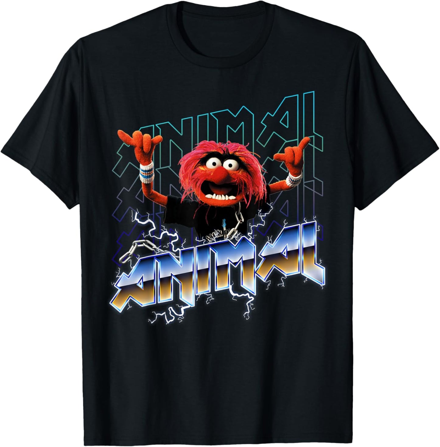 Disney The Muppets Animal Vintage Rock Metal Poster