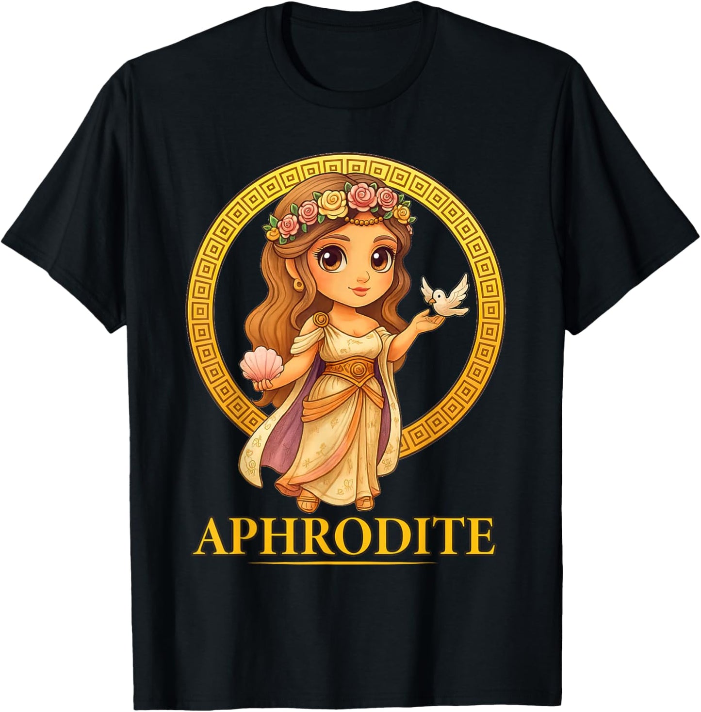 Kawaii Aphrodite Greek Mythology Chibi Greece Goddess