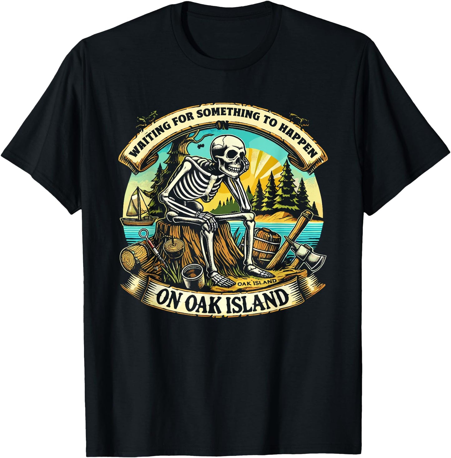 Skeleton Oak Island Mystery Treasure Hunting Treasure Hunter
