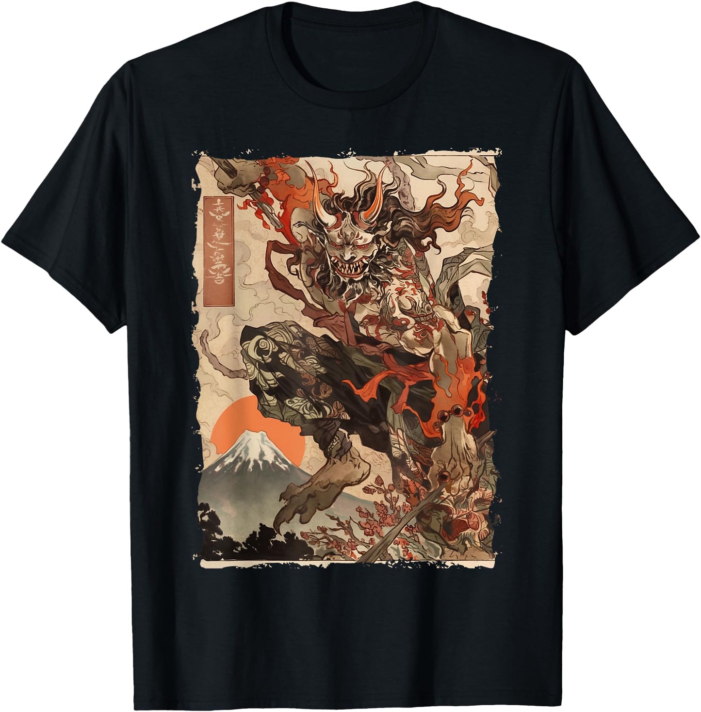 Oni Mask Tattoo - Japanese Yokai