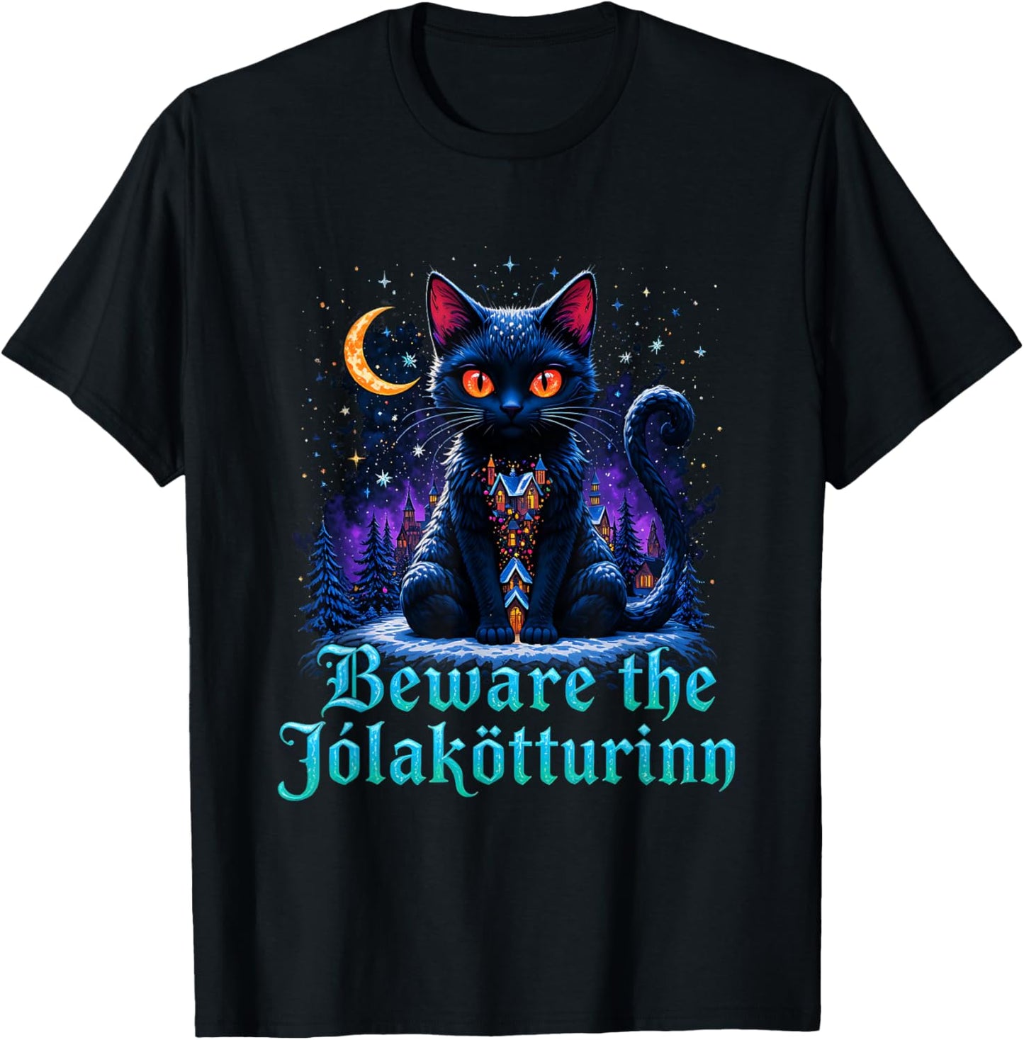 Icelandic Trend Retro Beware The Jólakötturinn Yule Cat