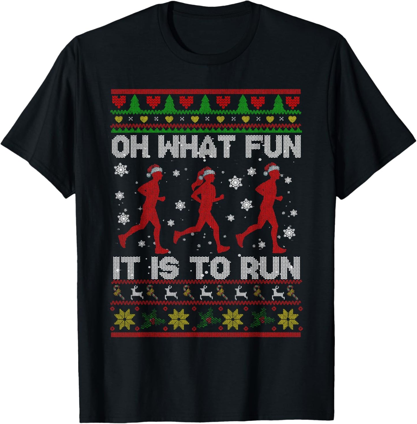 Oh What Fun It Is To Run Xmas Santa Runner Running Sweater