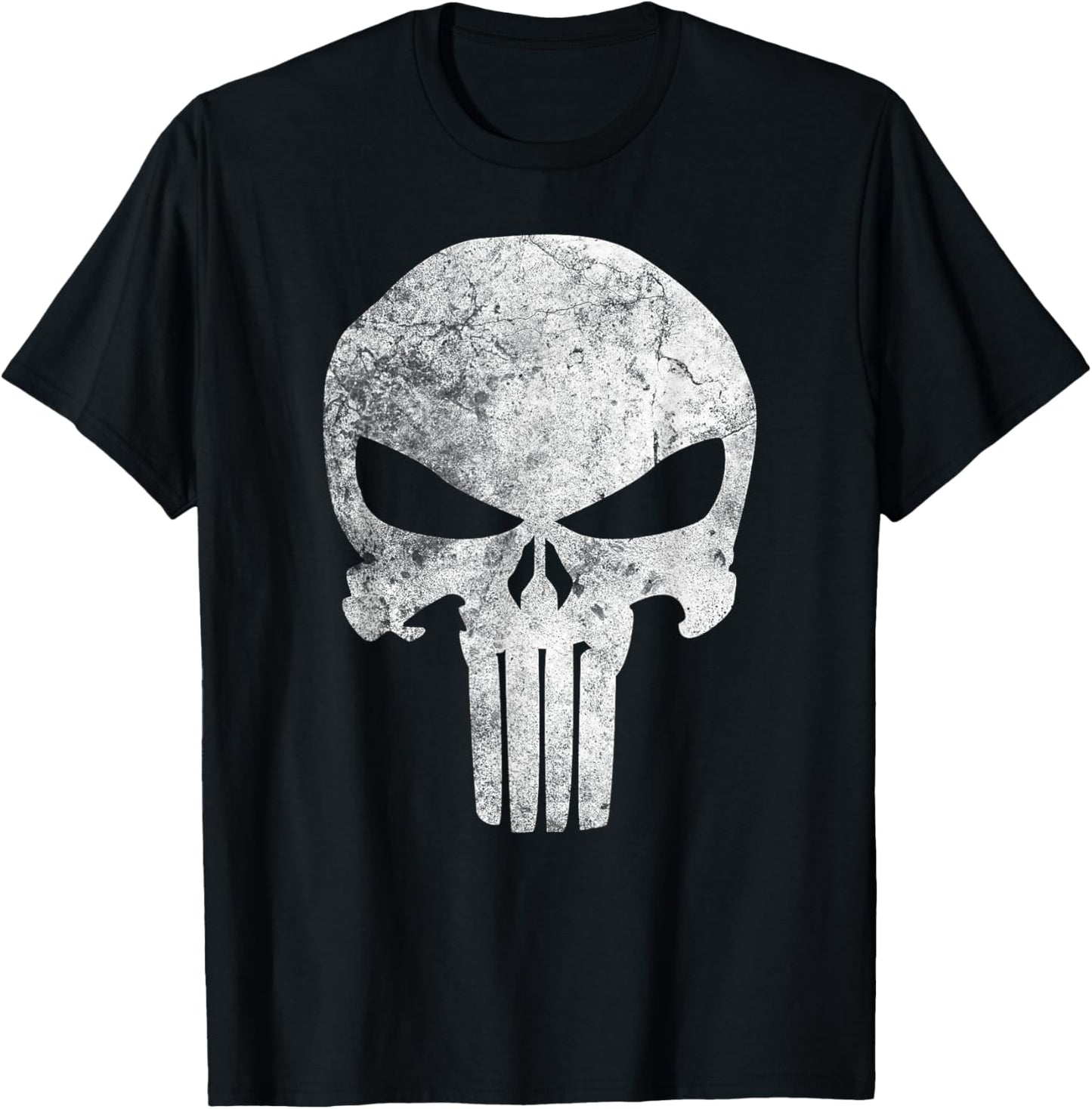 Marvel Comics Punisher Skull Symbol Distressed