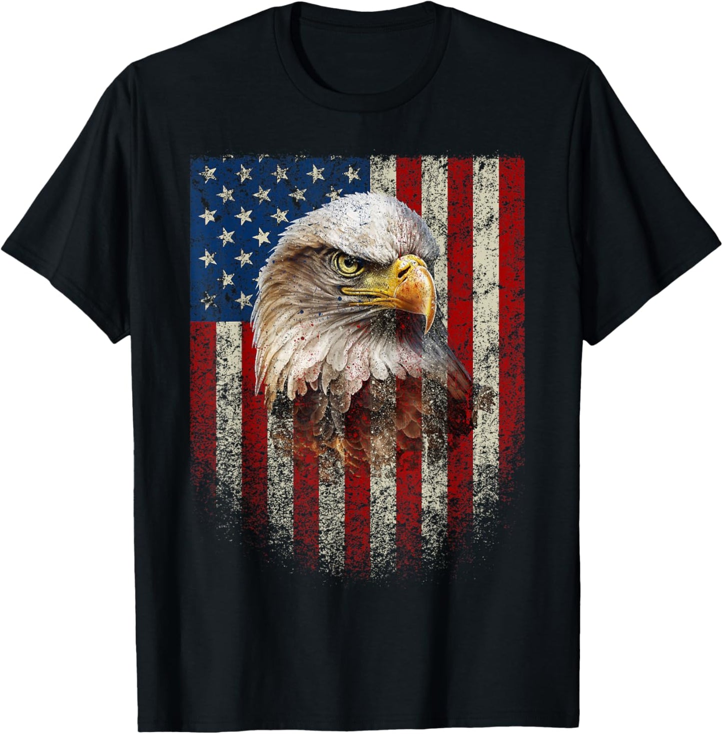 American Flag Bald Eagle Patriotic Red White Blue