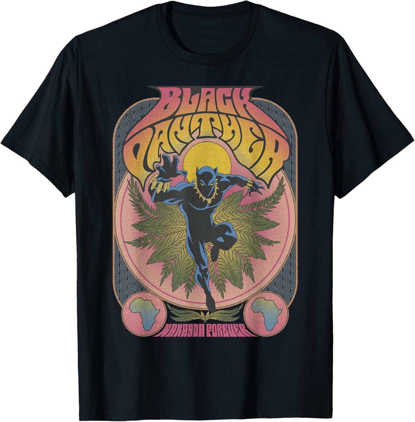 Marvel Black Panther Vintage 70's Poster Style