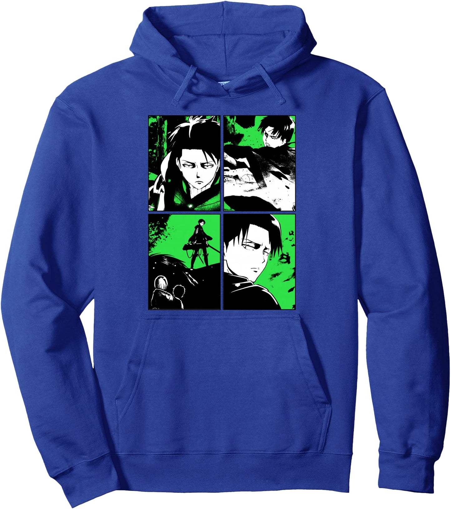 Attack on Titan Levi 4 Panel Pullover Hoodie