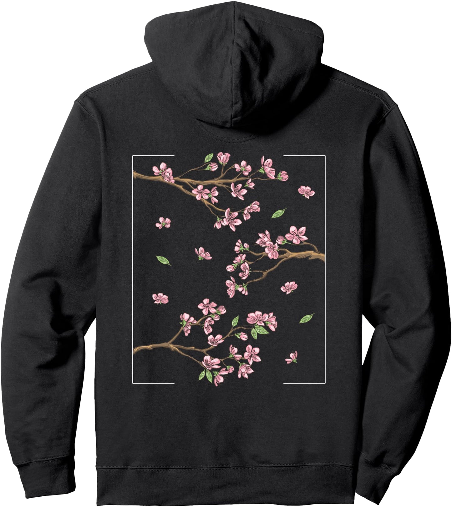 Japanese Style Cherry Blossom Tree Japan Sakura Men Women Pullover Hoodie