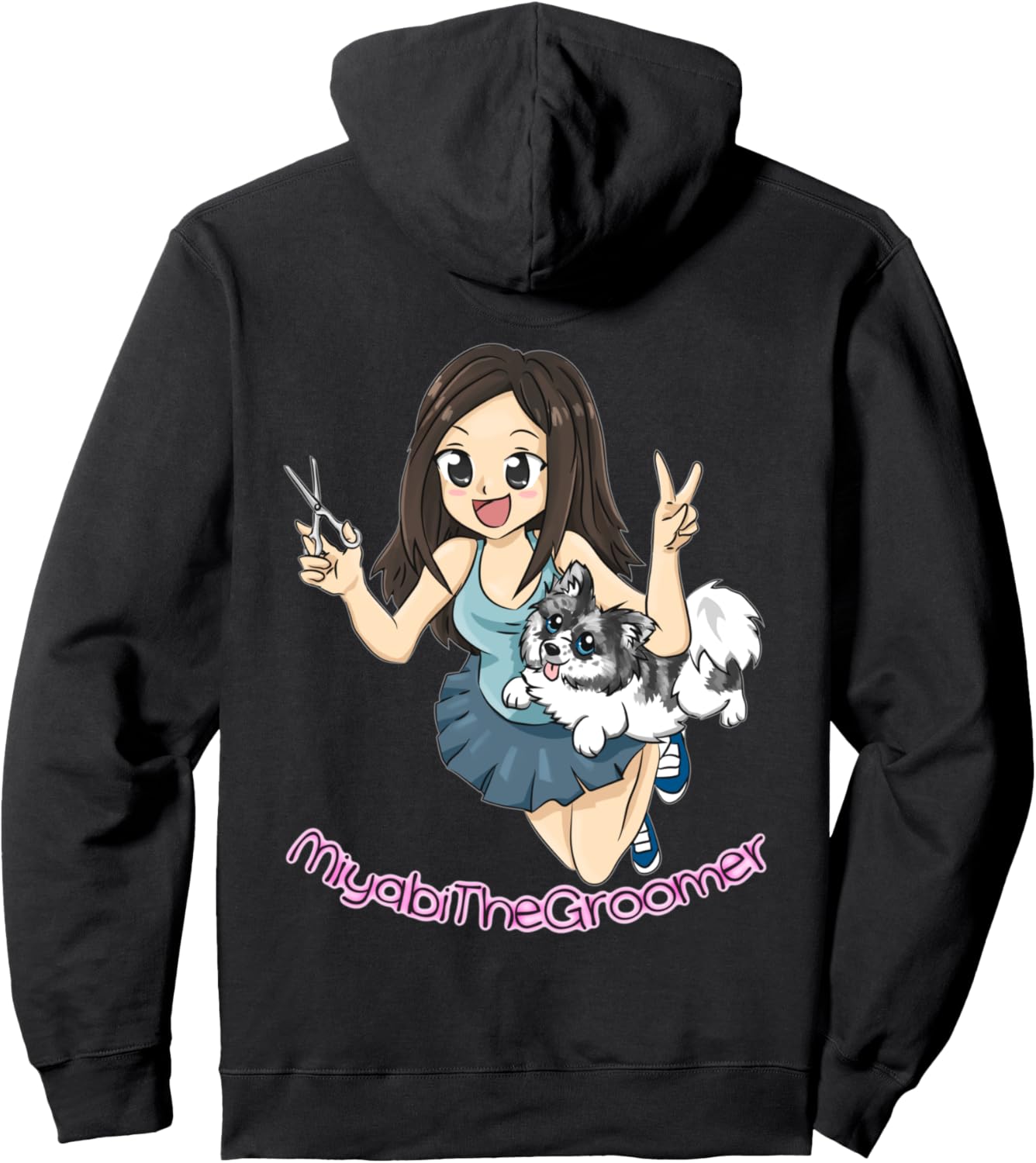 Miyabi The Groomer MTG Anime Pullover Hoodie