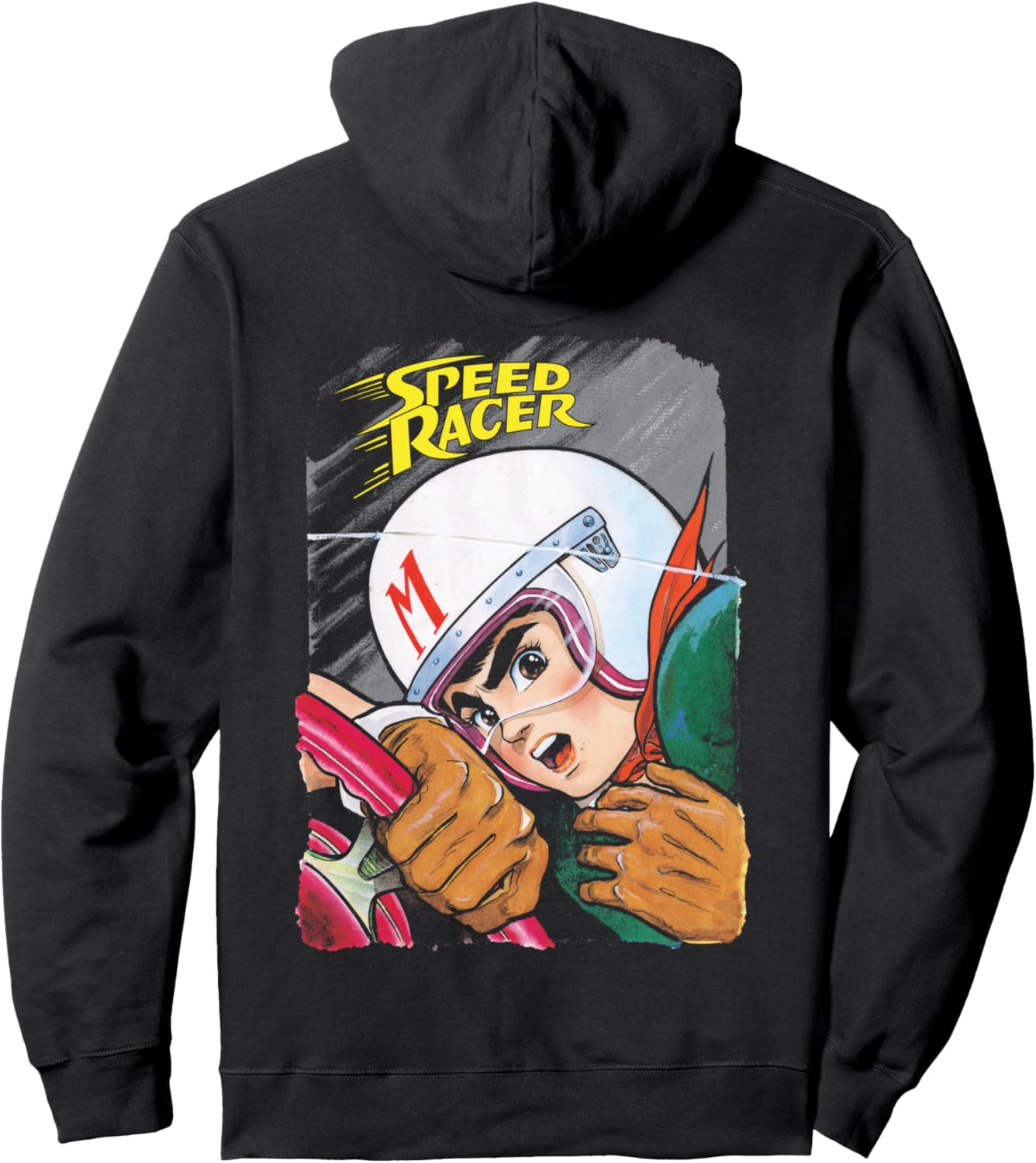 Manga Speed Racer Logo Close Pullover Hoodie