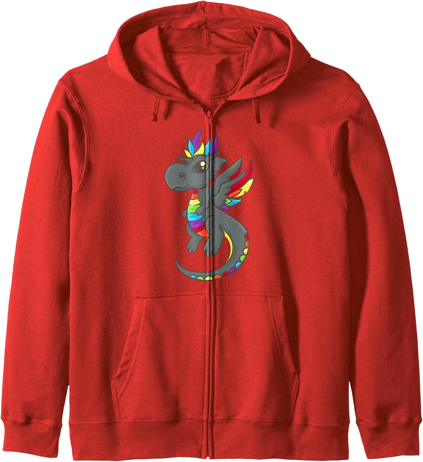 The Black Rainbow Dragon - Cute Kawaii Anime Japanese Hoodie