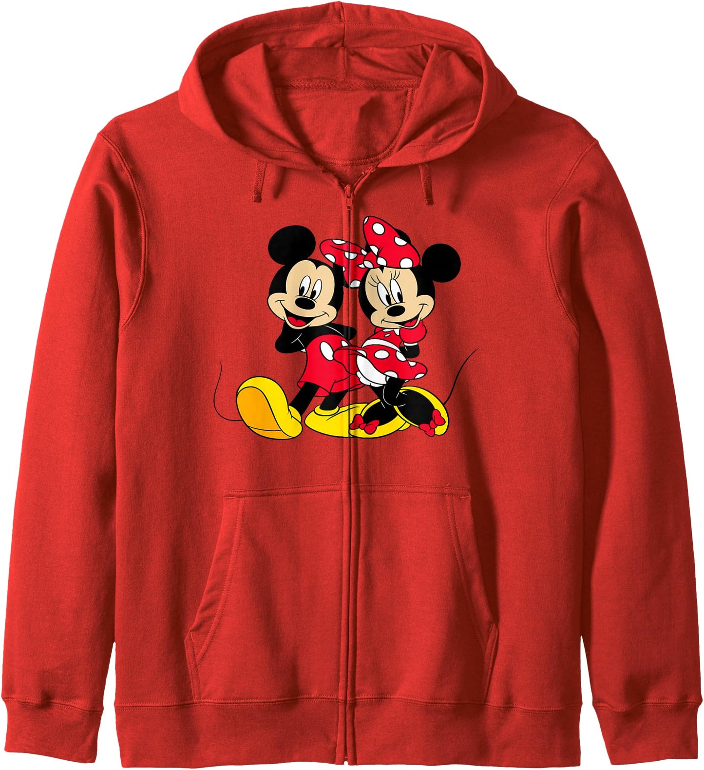 Disney - Mickey and Minnie Adorable Zip Hoodie