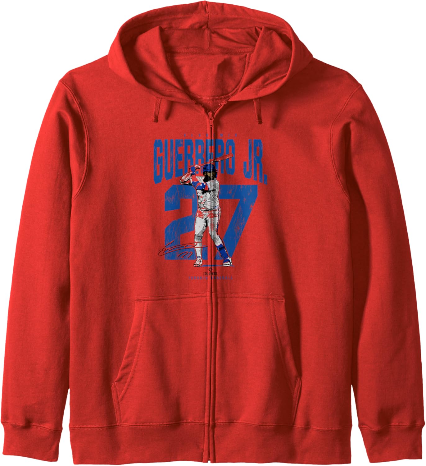 Vladimir Guerrero Jr.| Toronto Baseball Players | MLBVGU3901 Zip Hoodie