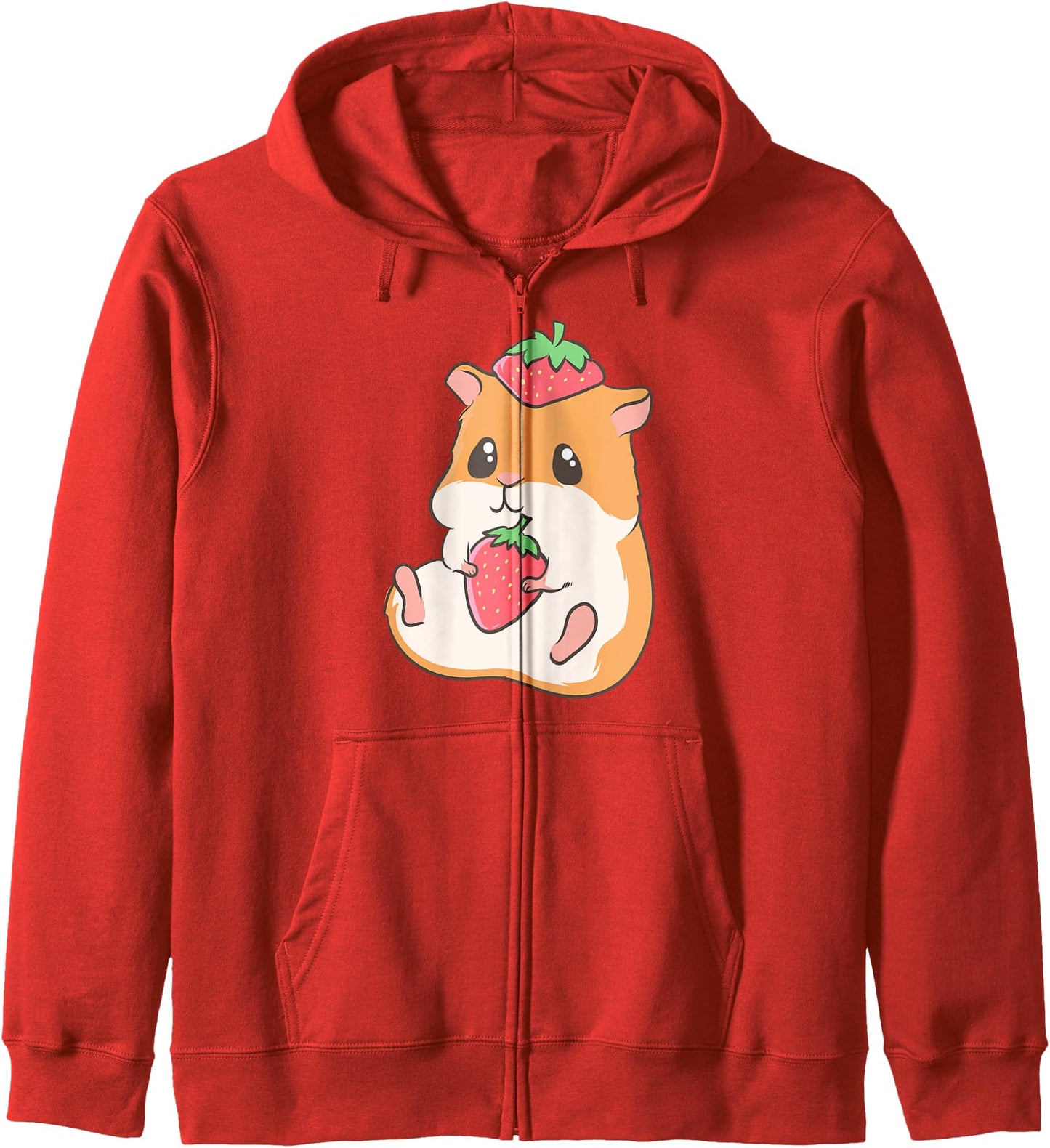 Strawberry Hamster - Cute Kawaii Anime Japanese Hoodie