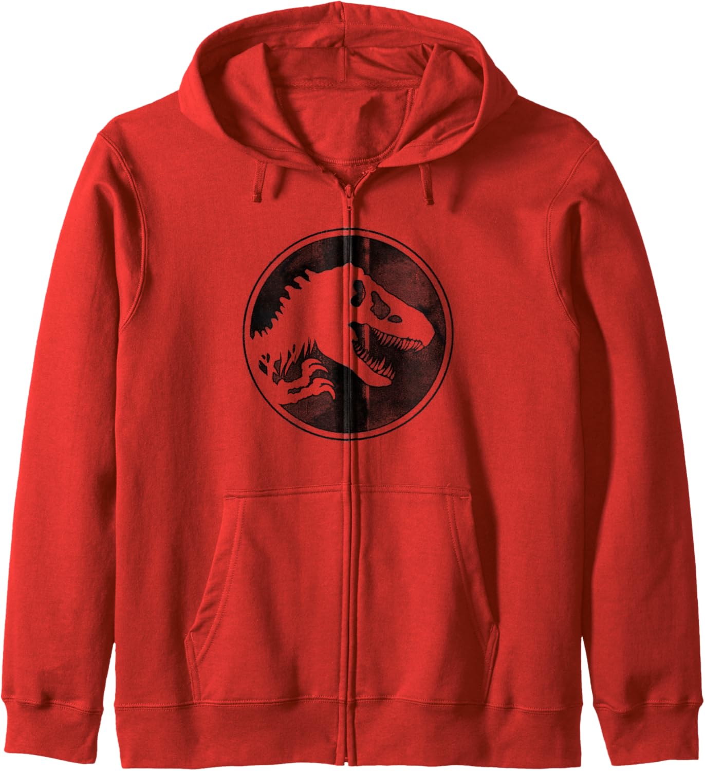 Jurassic World Dominion Vintage Throwback Logo Zip Hoodie