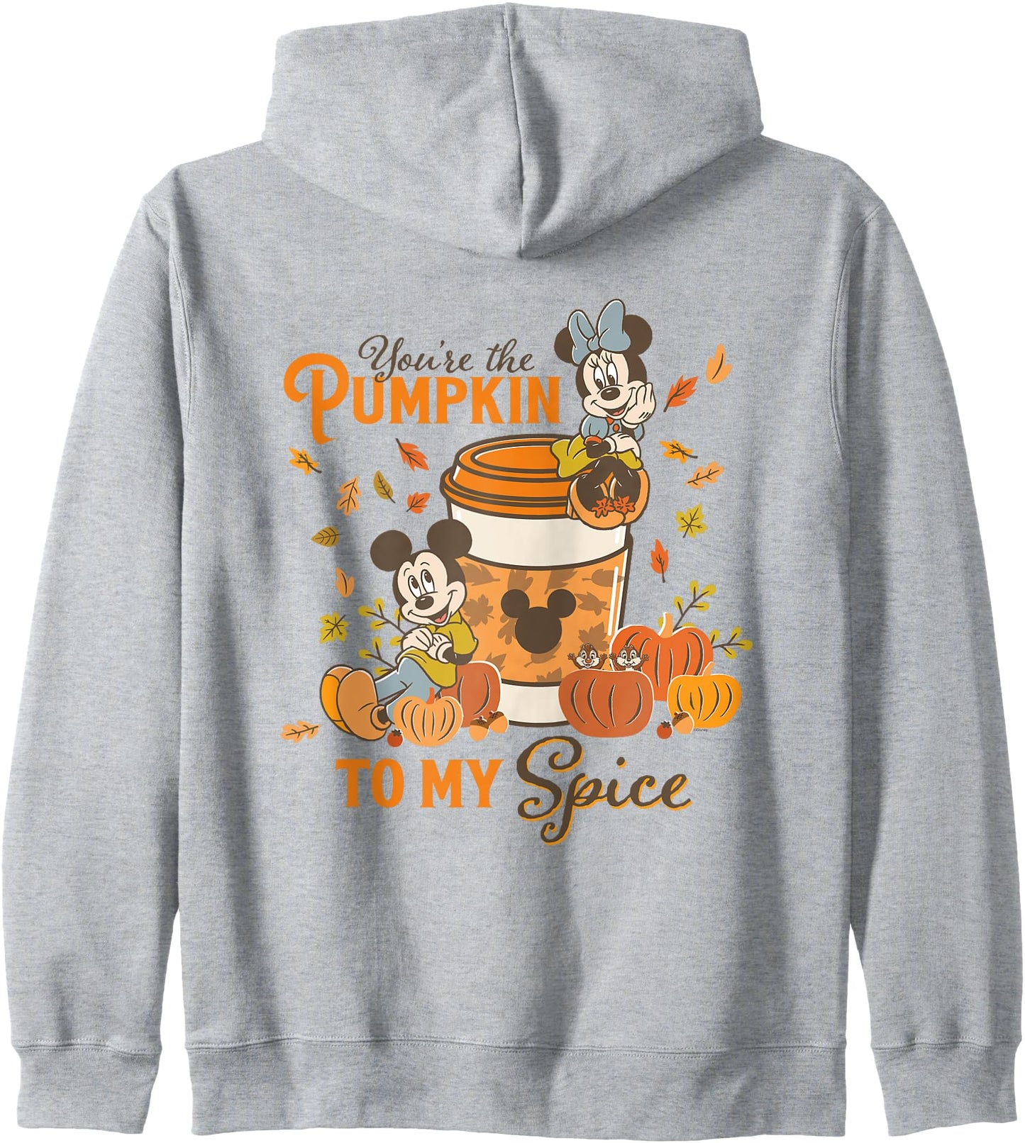 Disney Mickey & Minnie You're the Pumpkin to My Spice Fall Zip Hoodie