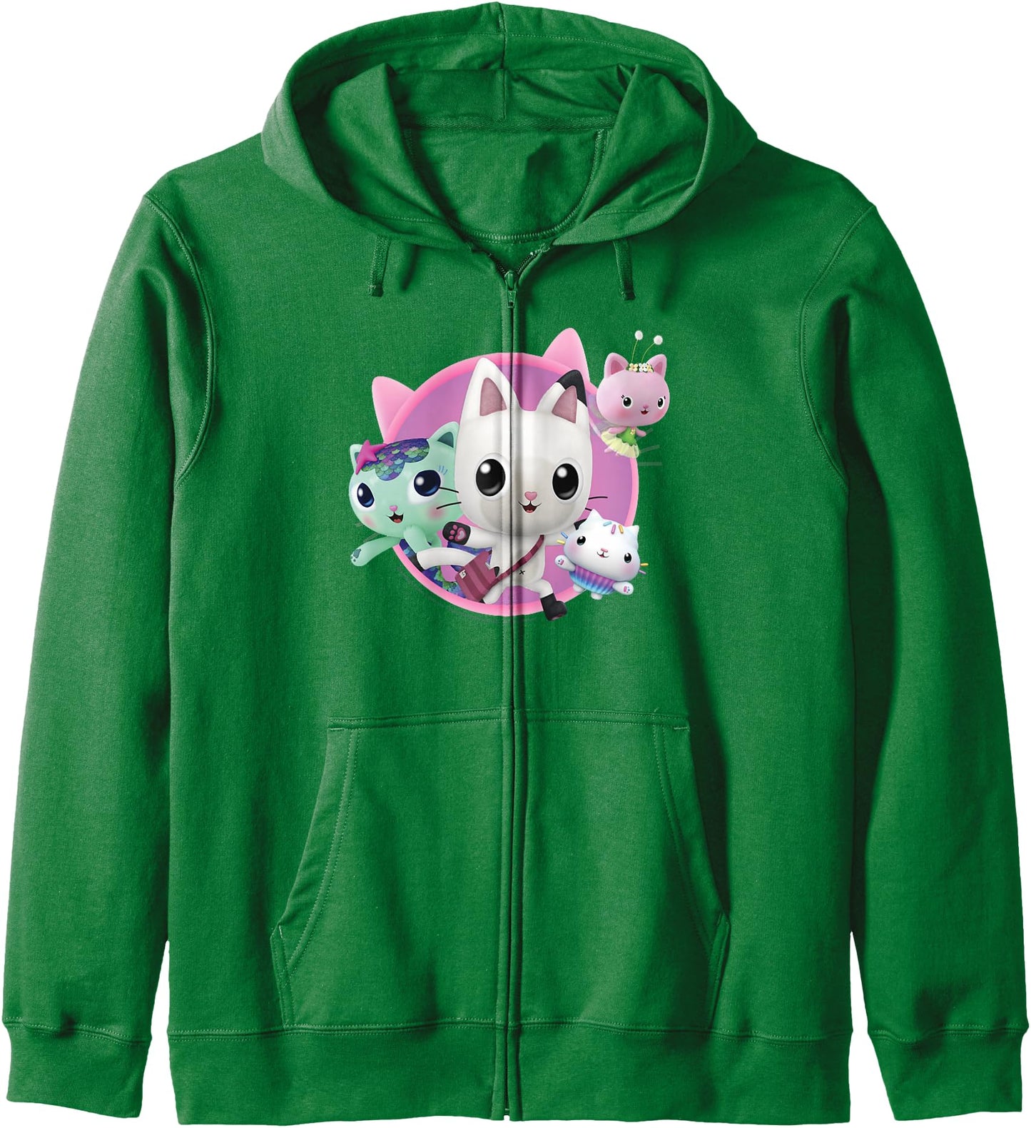 Gabby's Dollhouse Group Cats Zip Hoodie