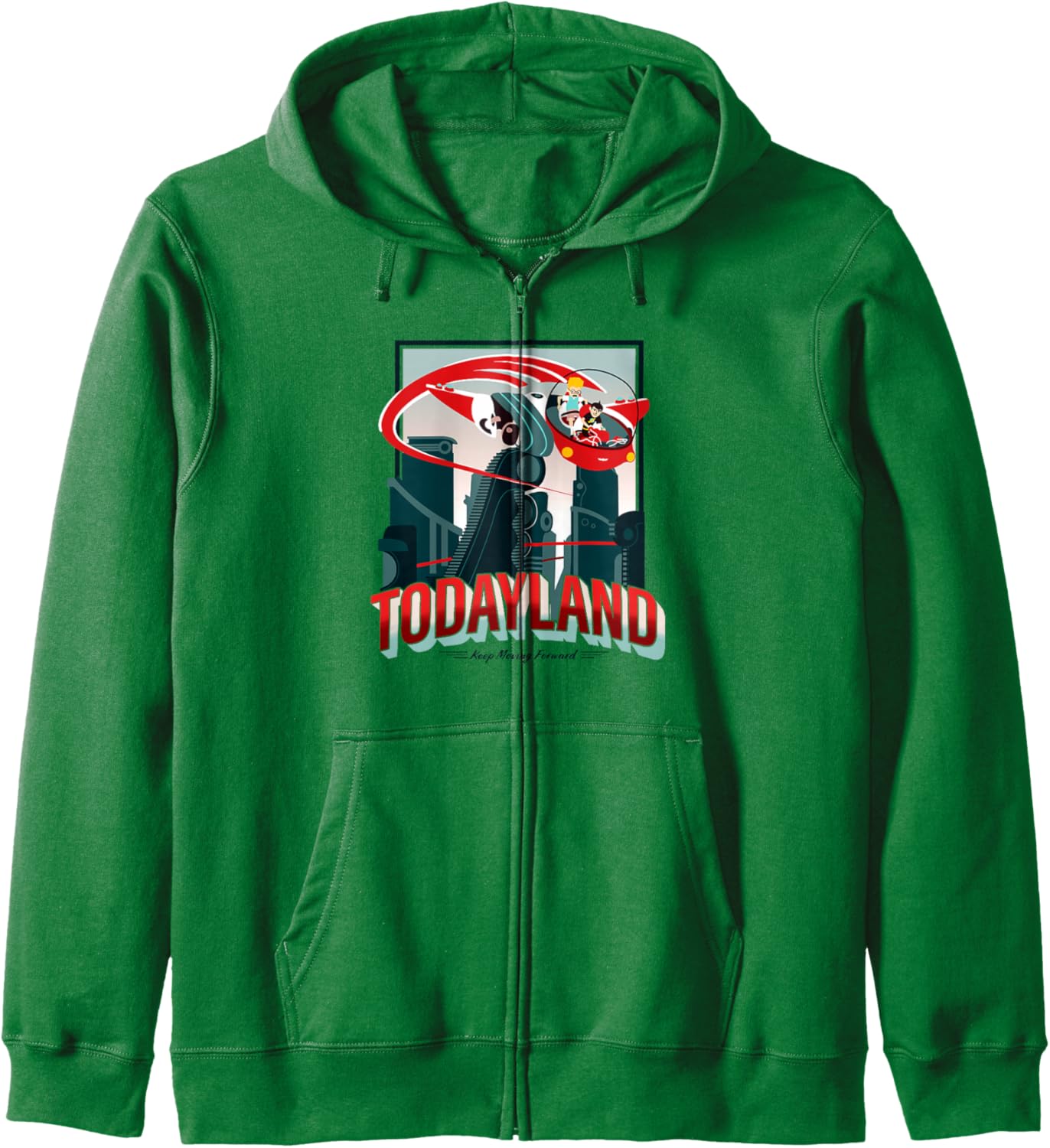 Disney Meet The Robinsons Todayland Keep Moving Forward Zip Hoodie