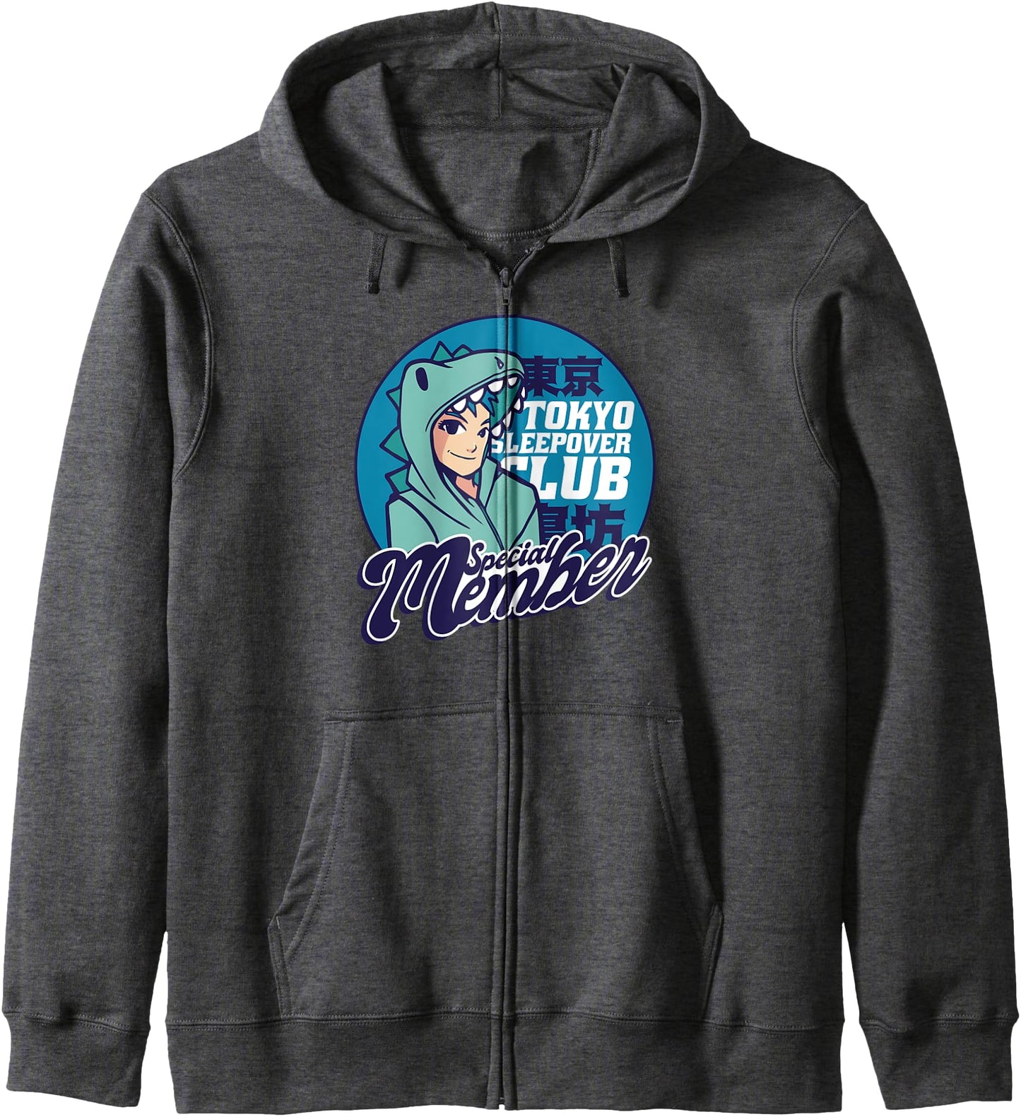 Retro Tokyo Sleepover Club Member Japanese Anime Gift Zip Hoodie