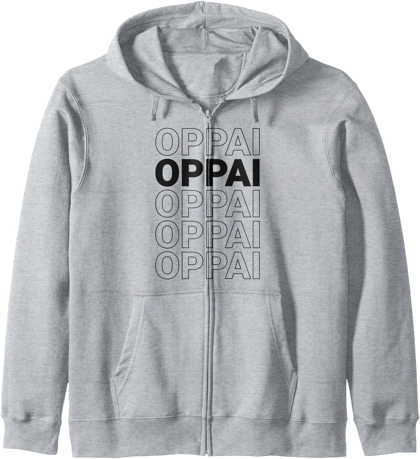 Minimal Oppai Ecchi anime fan Hoodie