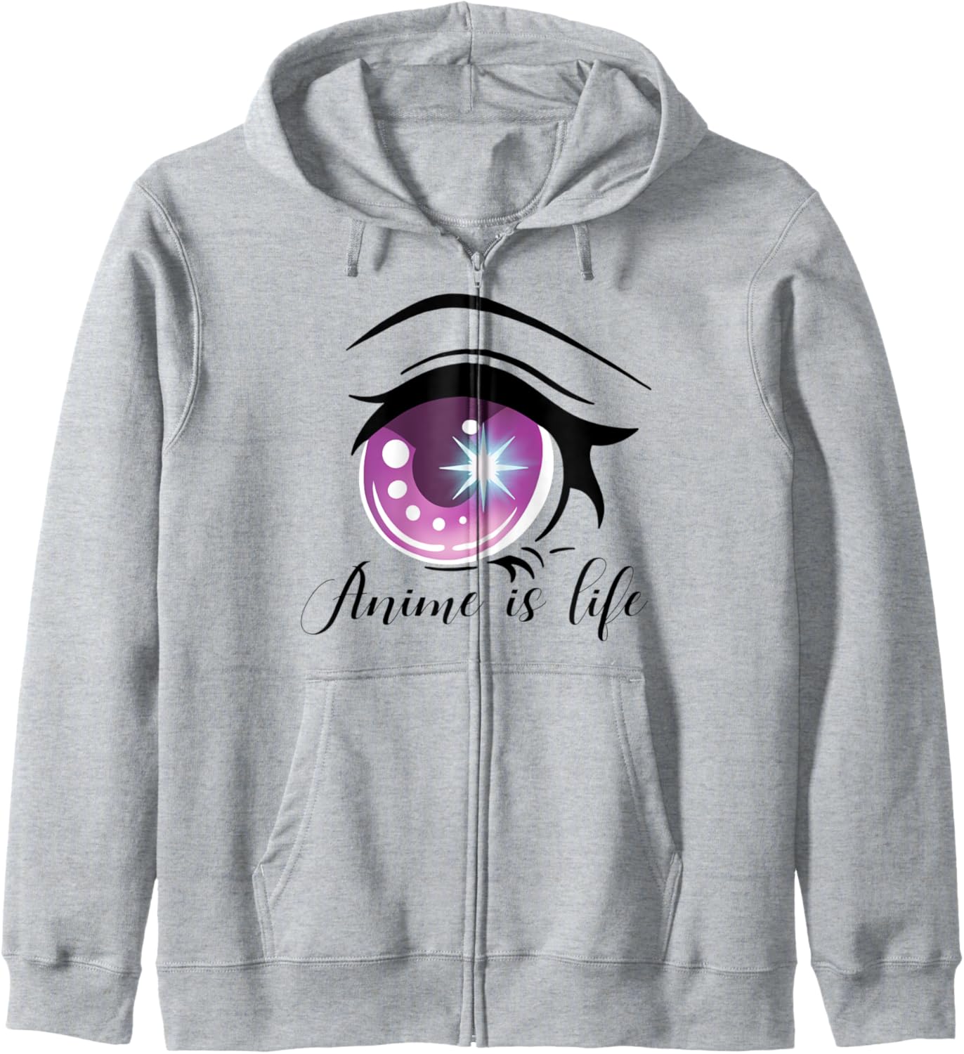 Anime is Life Anime Eyes Hoodie