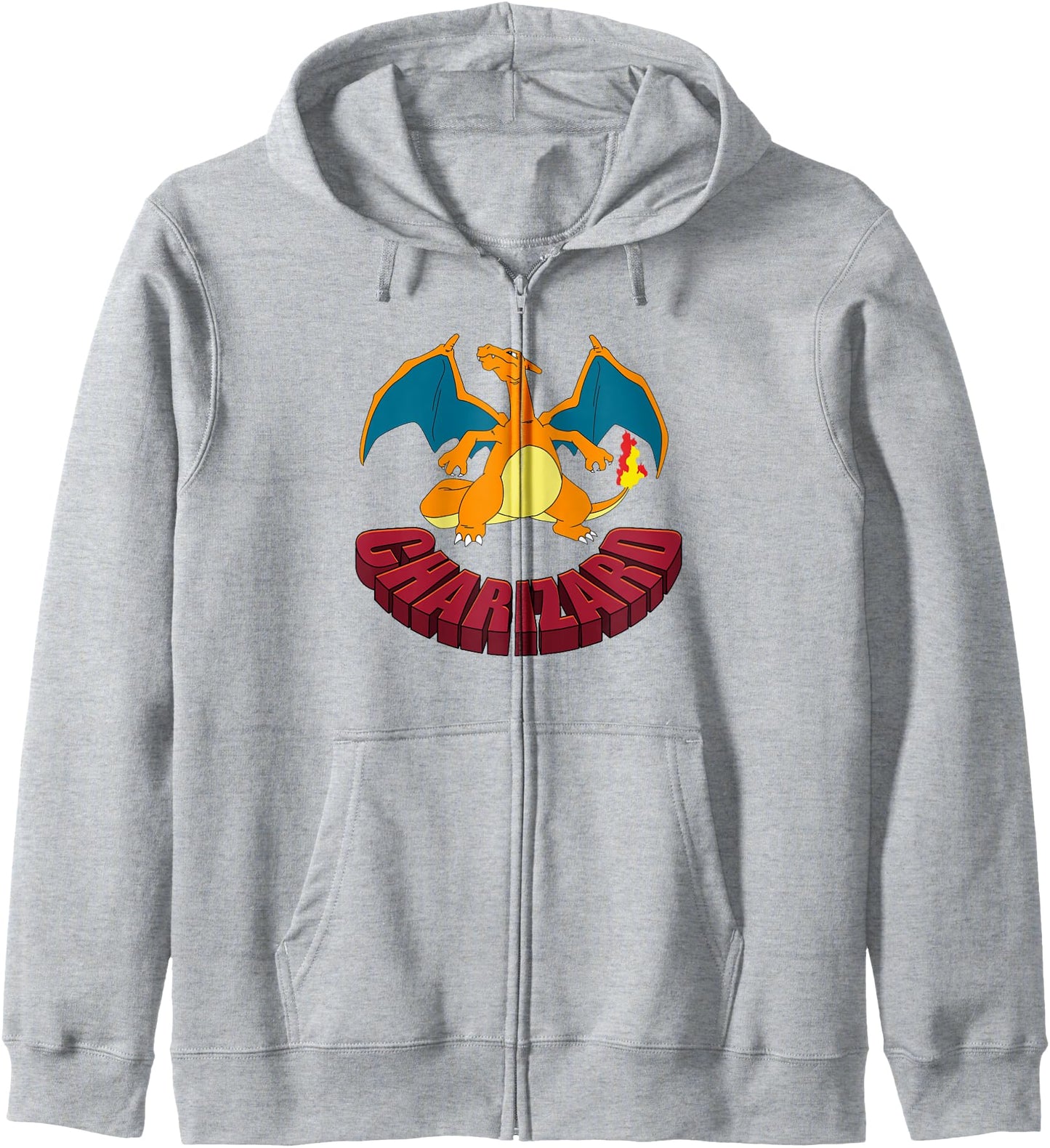 Pokmon Charizard Stoic Pose Poster Zip Hoodie