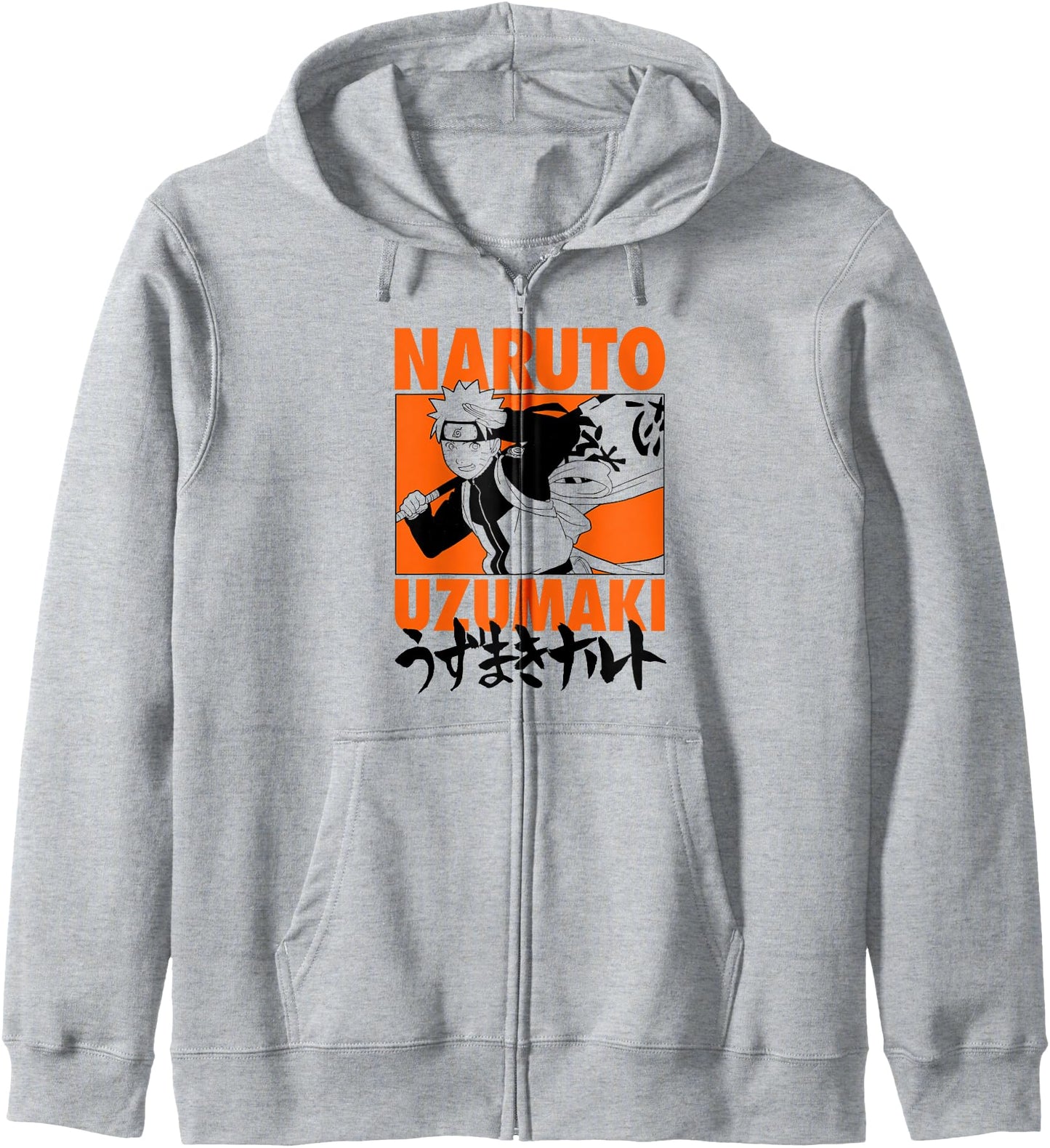Naruto Shippuden Cover Art with Logo Anime Hoodie